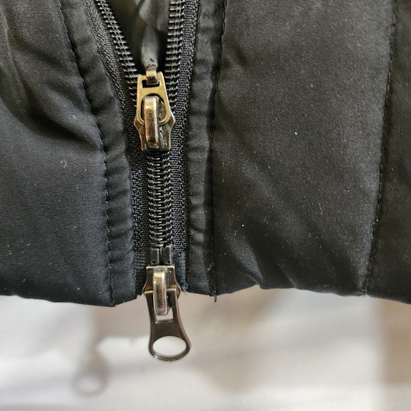 Kenneth Cole reaction black puffer jacket size medium zip front - Picture 9 of 15